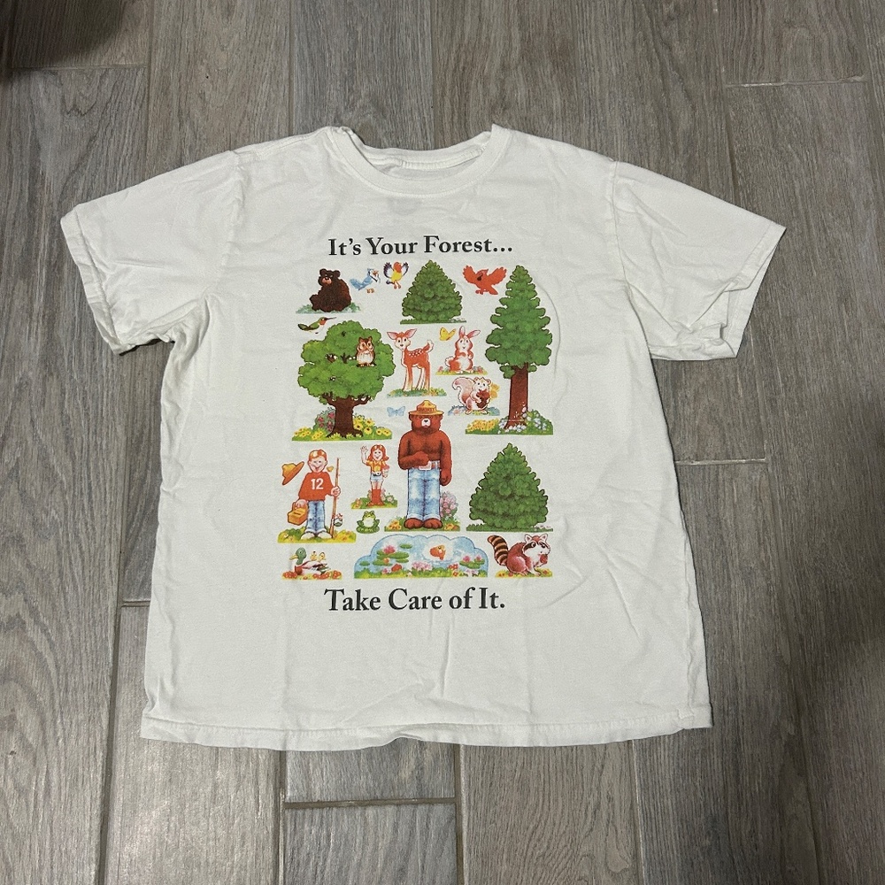 Women's Vintage/Collectable Smokey the Bear T-Shirt - SMALL - Picture 2 of 8